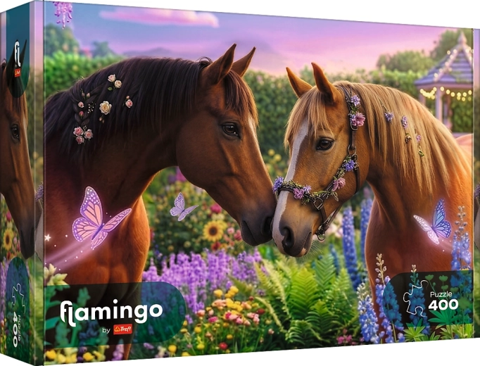 Puzzle Trefl flamenco: cerca de la naturaleza 400 piezas