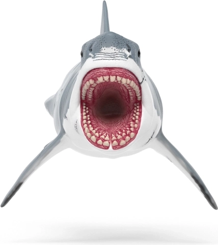 Mandíbula imponente y dientes realistas