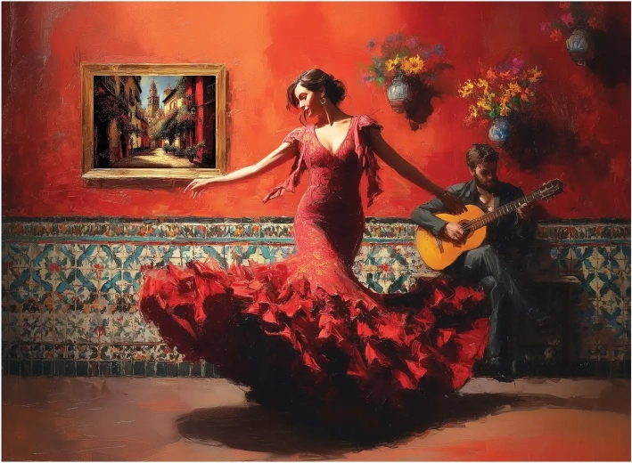 Puzle Flamenco de 1000 piezas ANATOLIAN