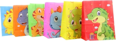 Bolsa de regalo con motivo Dino