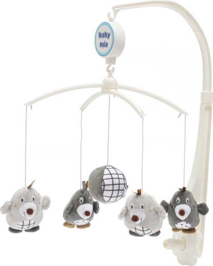 Móvil para cuna BABY MIX Topo gris