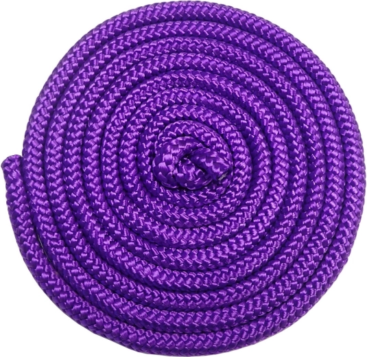 Cuerda de saltar gimnástica Kubisport 3 m morada