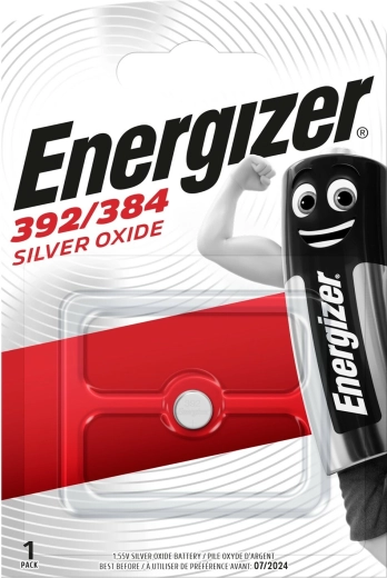 Pila de reloj ENERGIZER 392/384 1,55 V, 41 mAh