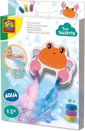SES tabletas para colorear el agua de la bañera cangrejo (18 uds)