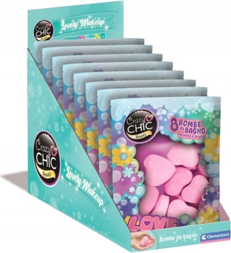Bolas de baño con forma de corazón Crazy Chic
