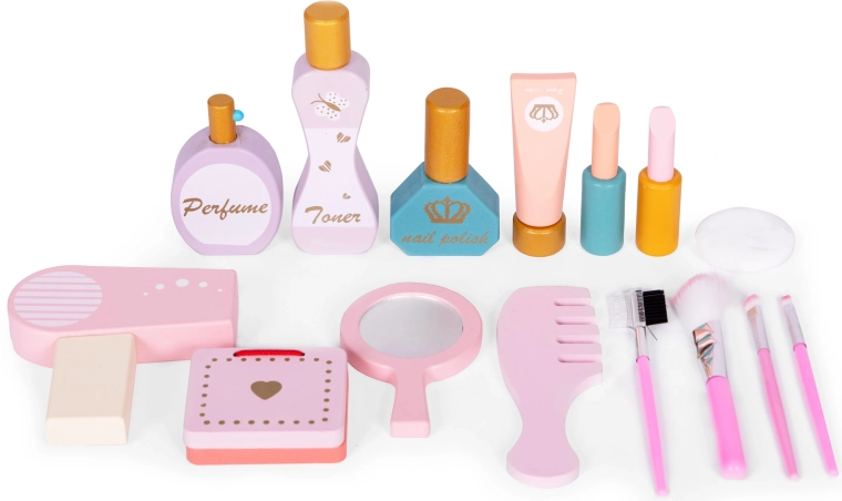 Accesorios abundantes para un juego creativo