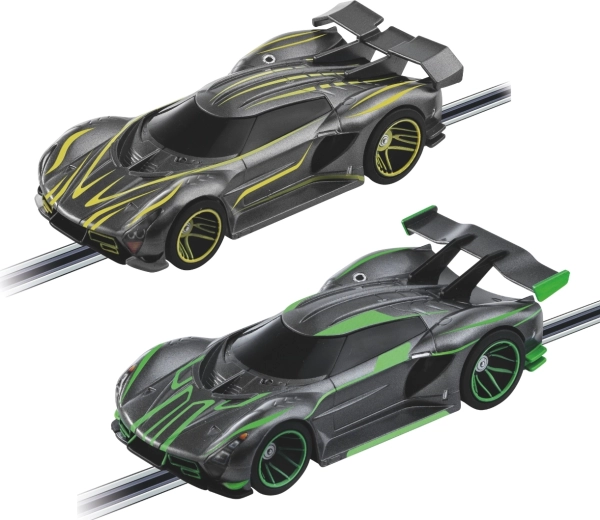 Dos hipercoches futuristas