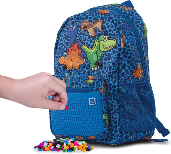 Mochila infantil Pixie Crew Dino azul