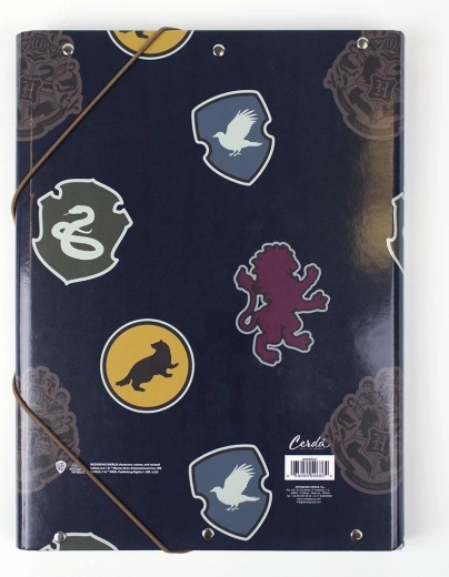 Carpeta para cuadernos A4 Harry Potter con goma elástica Cerda