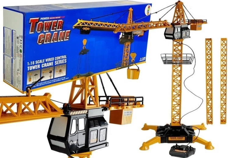 Grúa torre infantil con control remoto 182 cm