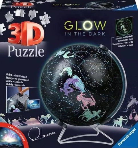 Puzzle globo luminoso del cielo estrellado (180 piezas)