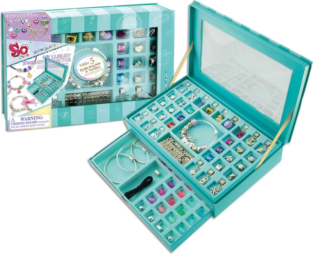 Set de lujo para hacer pulseras con colgantes (70 piezas)