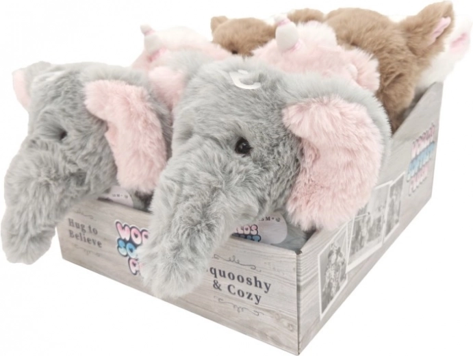 Elefante de peluche gris 27 cm