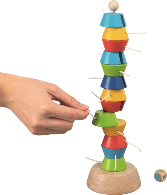 Torre de equilibrio GOKI Tugie – juego familiar de madera