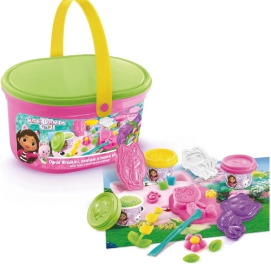 Set creativo con plastilina La casa de muñecas de Gabi – Jardín de hadas