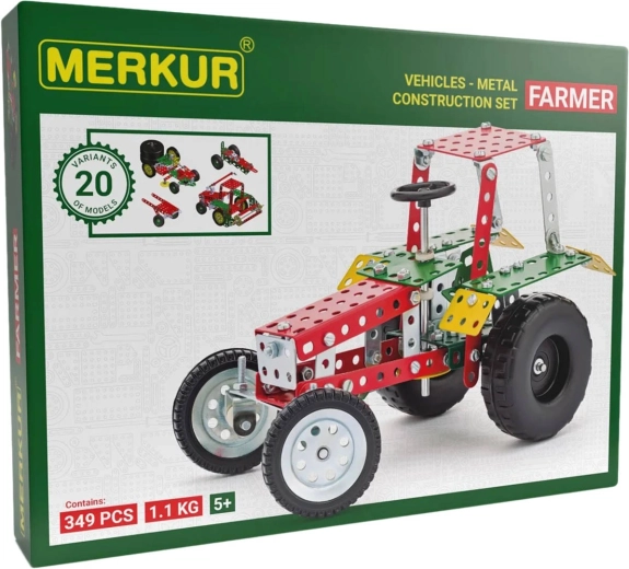 Construcción metálica agrícola Merkur, 341 piezas