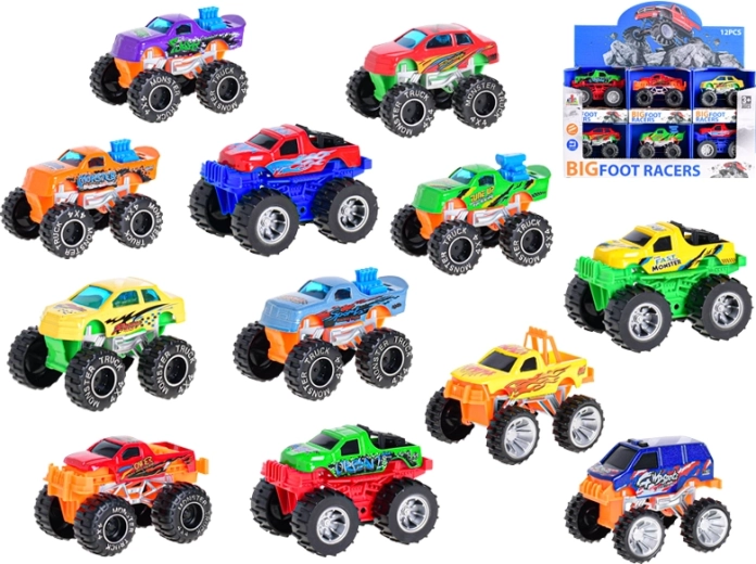 Coche todoterreno metálico de inercia 7,5–8,5 cm