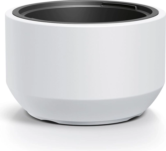 Maceta con inserto 39 cm blanca HEOS