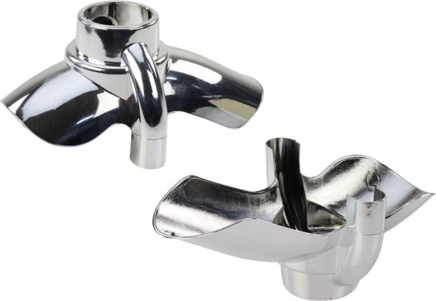 Guardabarros de plástico plateados para el modelo PRO700