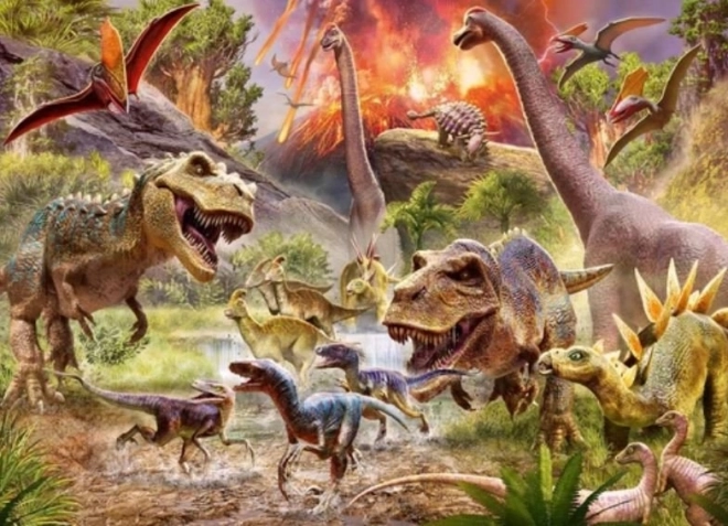 Puzzle con motivo de dinosaurios Ravensburger 60 piezas