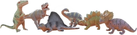 Dinosaurios de plástico, set de 12 unidades