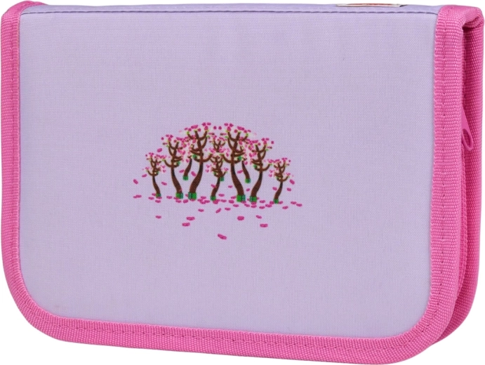 Estuche escolar Lego Purple Cherry Blossom con contenido