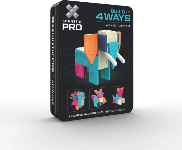 CONNETIX PRO juego de construcción de animales Build It 4 Ways Animals Pack - 30 piezas