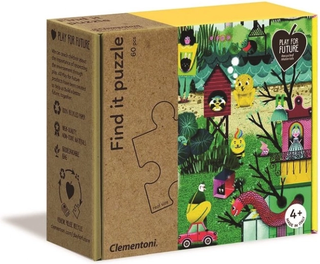 Clementoni Play for Future puzle con búsqueda de imágenes – otoño, 60 piezas