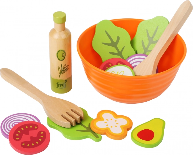 Set infantil de madera para ensalada Small Foot