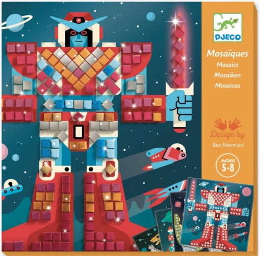 DJECO Mosaico multicolor Batalla espacial
