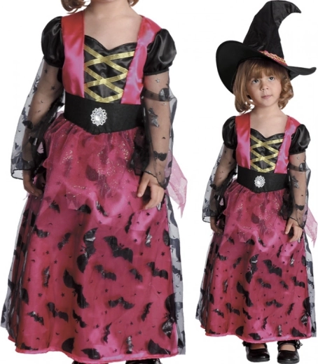 Disfraz infantil de bruja 92–104 cm