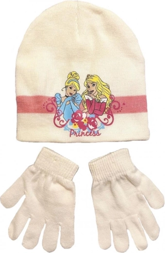 Gorro y guantes de princesas