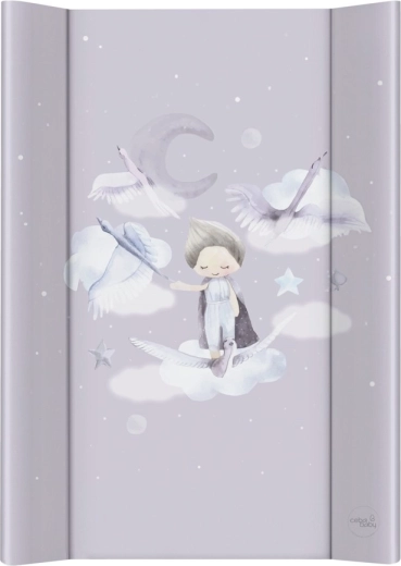 Ceba Baby cambiador con base rígida 50 × 70 cm Basic Wild Swans