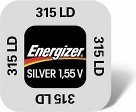 Pila de botón para reloj Energizer 315, 1,55 V