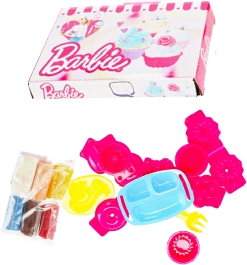 Plastilina BARBIE pastelería – set creativo con moldes
