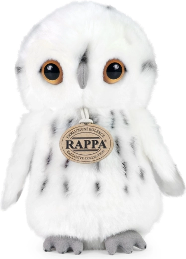 Búho nival de peluche 18 cm eco‑friendly
