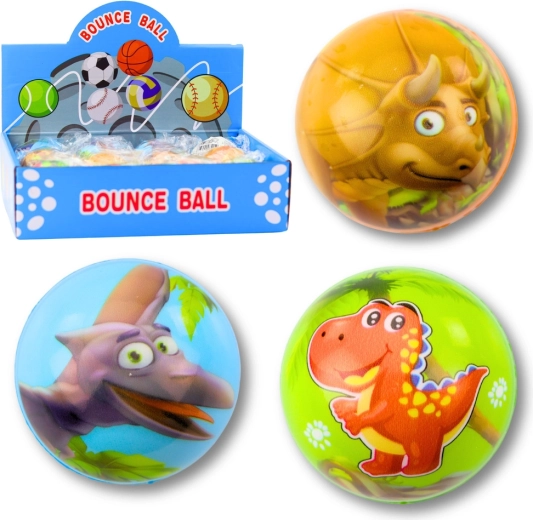 Pelota de espuma con motivo de dinosaurios 6,5 cm