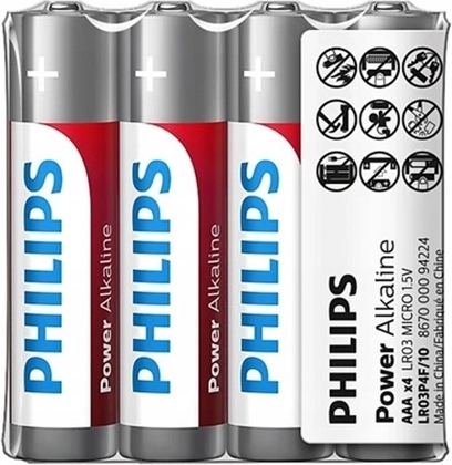 Pila alcalina Philips AAA LR3 de 1,5 V