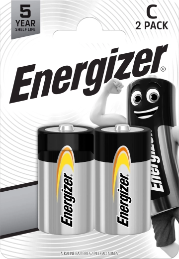 Pilas alcalinas Energizer Everyday C (LR14) 1,5 V, 2 uds