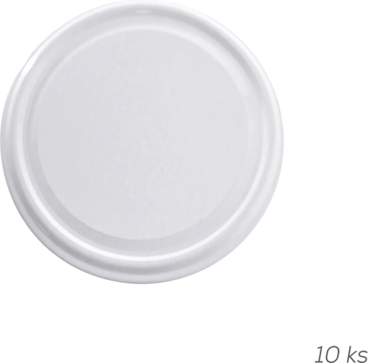Tapa metálica para conservas TO 66 blanca (10 uds)