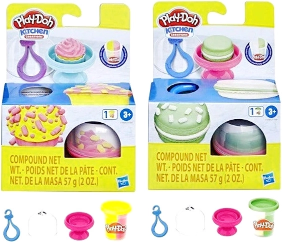 Play-Doh cupcakes y macarons – set creativo de repostería con plastilina
