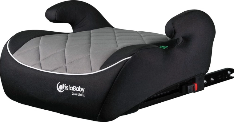 IslaBaby GuardioFix elevador de coche con ISOFIX 125–150 cm, gris