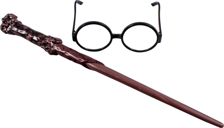 Set de Harry Potter: varita y gafas