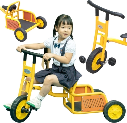 Triciclo infantil con plataforma de carga CLASSIC WORLD EDU a partir de 3 años