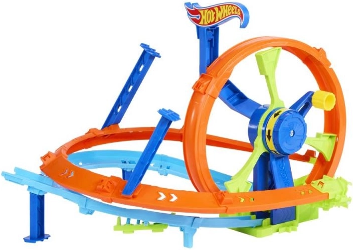 Bucle turbo de carreras Hot Wheels – set de acrobacias con impulsor