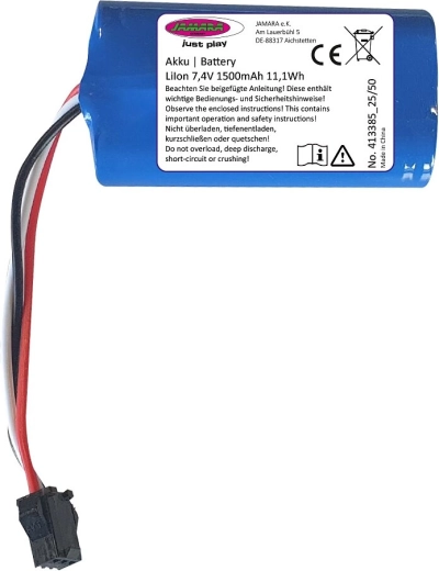 Batería de Li-Ion para cargadora de ruedas Volvo Metal 7,4 V 1500 mAh