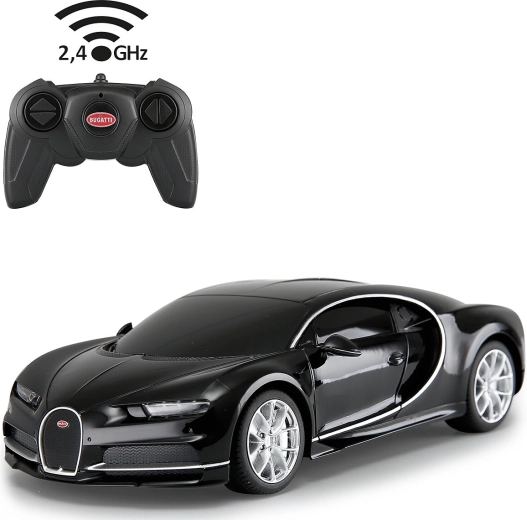 Bugatti Chiron coche teledirigido 1:24 negro 2,4 GHz Jamara - 1 unidad