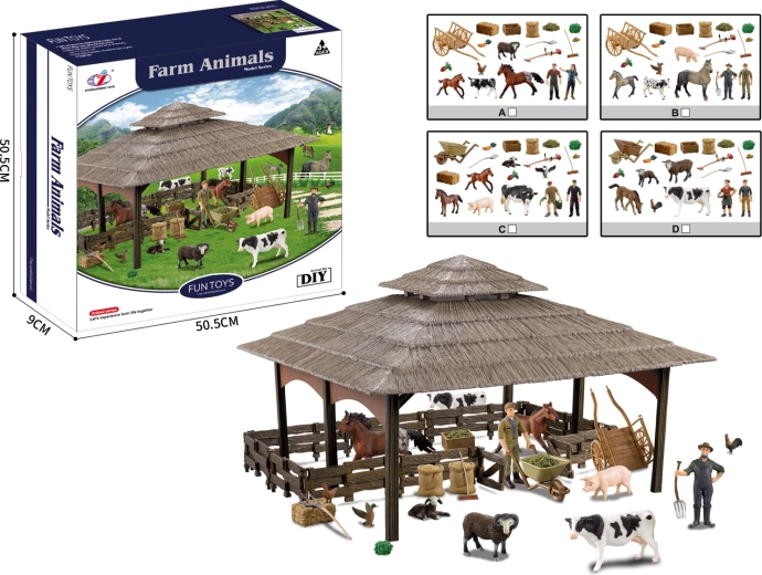 Animalitos de granja – set grande (4 tipos) SPARKYS