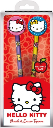 Set de lápices Hello Kitty con goma