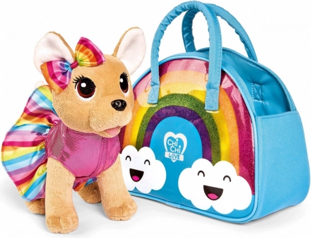 Perrito de peluche CHI CHI LOVE – moda arcoíris